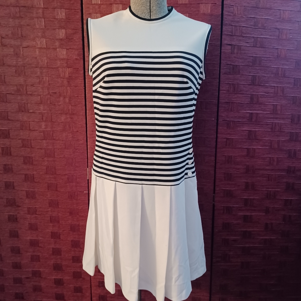 Polyester sailor style dress